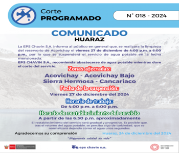 Reunión vecinal en Caraz